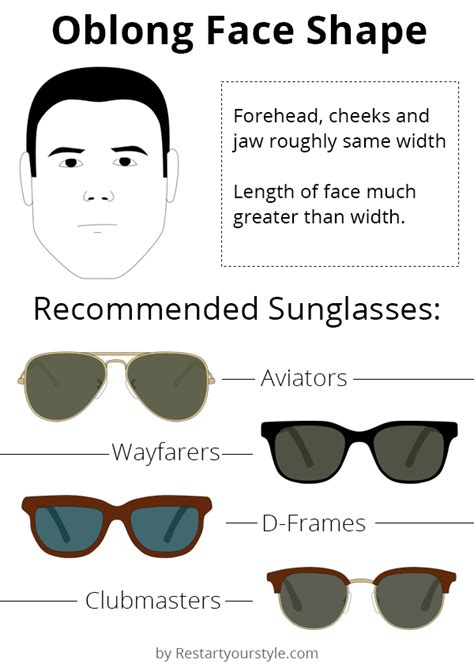 oblong face shape sunglasses male